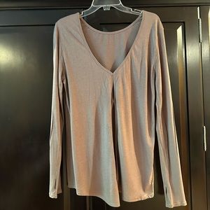 Open back lululemon long sleeve